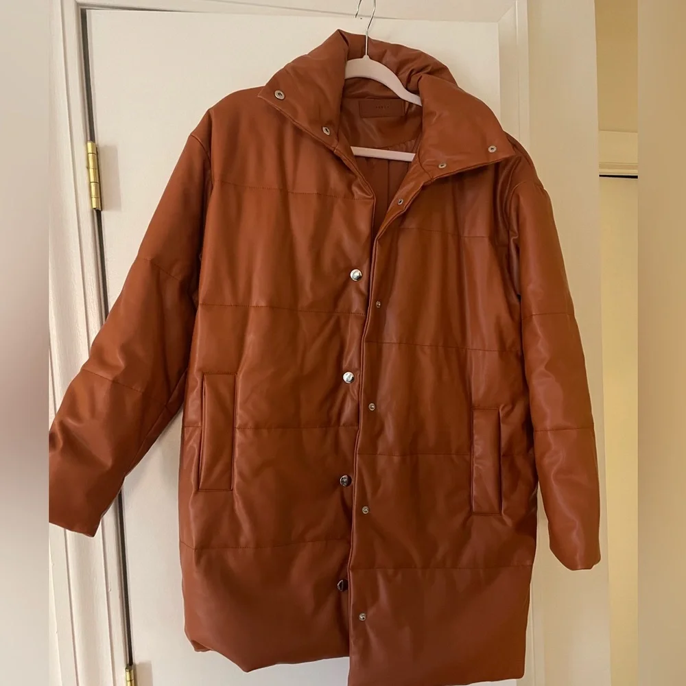 Blank NYC faux leather puffer jacket - Picture 2 of 3
